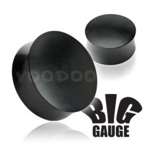 Solid Organic Black ARENG Wood Saddle Plugs (Sizes from: 6mm up to 50mm)