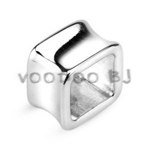 Square Hollow Tunnel Double Flared Plug 316L Surgical Steel